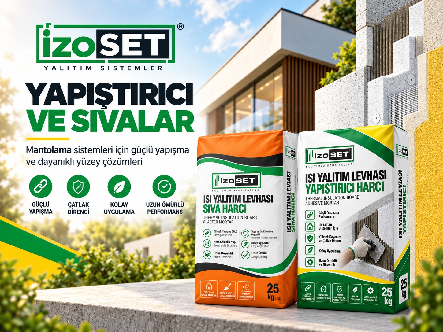 Yapıştırıcı ve Sıvalar